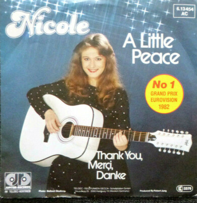 7'' GRAND PRIX 1982 (GERMANY) NICOLE :  A Little Peace  // MINT- \