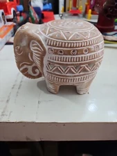 TERRACOTTA Elephant Lantern
