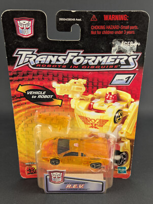 Transformers RID 2001 Spychangers REV Clear SEALED KB Toys Robots In Disguise