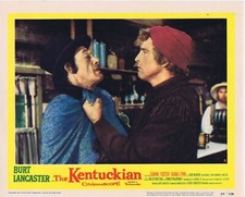 THE KENTUCKIAN Original US Lobby Card 6 Burt Lancaster Diana Lynn Walter Matthau