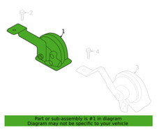 OEM 96611-AR000 HORN ASSY-Low Pitch for Genesis GV70 2022~2025 Hybrid/Electric