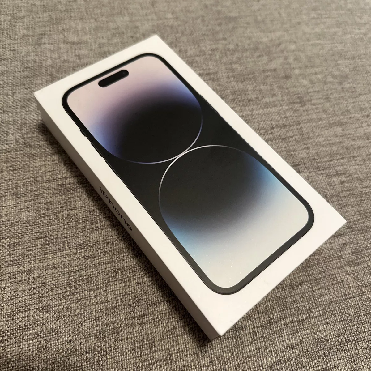 iPhone 14 pro 128GB Space Black empty box ONLY