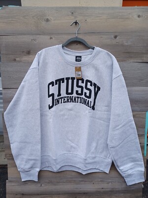 Stussy Copyright  Crew Mens XXL Gray Sweatshirt #0167