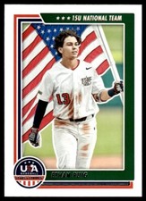 2022 Panini USA Baseball Stars & Stripes #82 Ethan Puig Rookie Team USA
