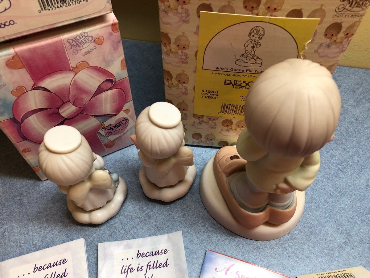 Precious Moments 'Who's Gonna Fill Your Shoes' Figurine #532061S - New In Box