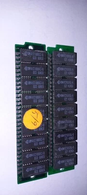 Arduino 2 x 1MB  2 x 4MB SIMM 70ns  30-polig Parität - Bild 1 von 2