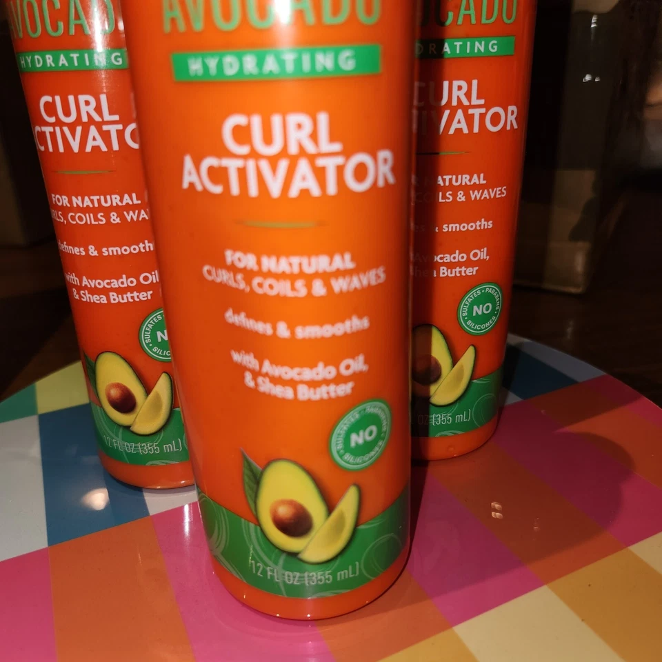 НОВЫЙ лот из 3 увлажняющих активаторов завивки масла авокадо и ши Cantu 12 унций. каждый - Изображение 3 из 4