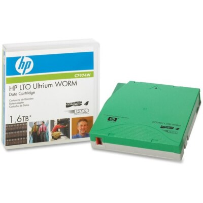 HP LTO-4 Data Cassette WORM Ultrium 4 1.6TB C7974W Memory Media A-Stock