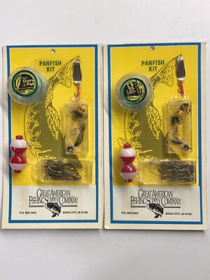 (2) Panfish Kits By Great American Fishing Supply Company