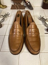 Cole Haan Vintage BROWN Moccasin Penny Loafers 12 B Made in USA