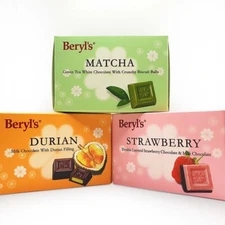 Beryl's Chocolate Gift Box 2025 - Matcha, Strawberry, Durian | DHL EXPRESS