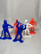 VINTAGE FIRE FIGHTER figures Lot Of 5
