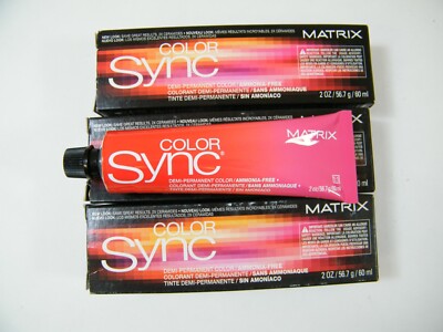 (3) MATRIX COLOR SYNC HAIR COLOR SPA SHEER PASTEL ASH & SPN SHEER PASTEL NEUTRAL