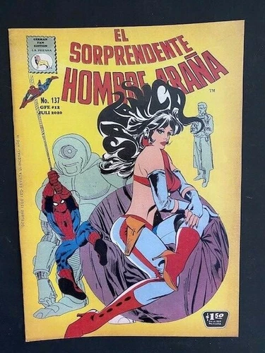 9.6 EL SORPRENDENTE HOMBRE ARANA # 137 FOREIGN GERMAN EURO VARIANT YOP 2021 FAN