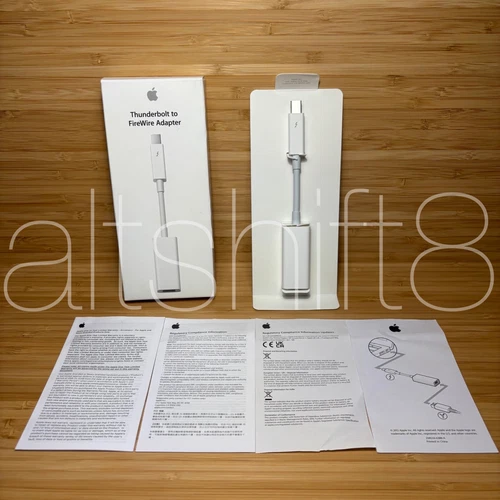 APPLE THUNDERBOLT TO FIREWIRE ADAPTER A1463 MD464 THUNDERBOLT 2 FIREWIRE 800