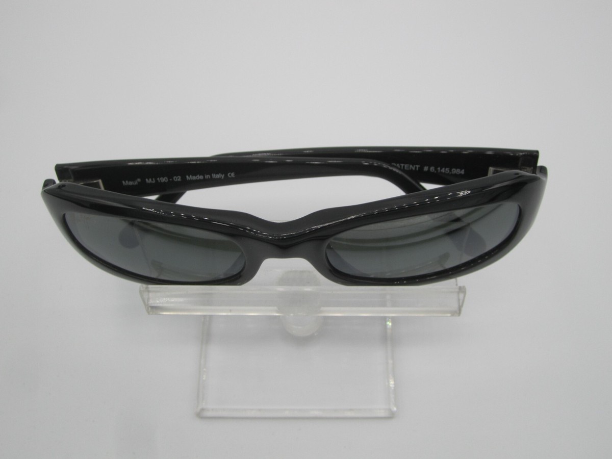 Maui Jim Nani MJ-190-02 Womens Polished Black Full Rim Full Rim Sunglasses Frame $_57.JPG?set_id=880000500F main image 2