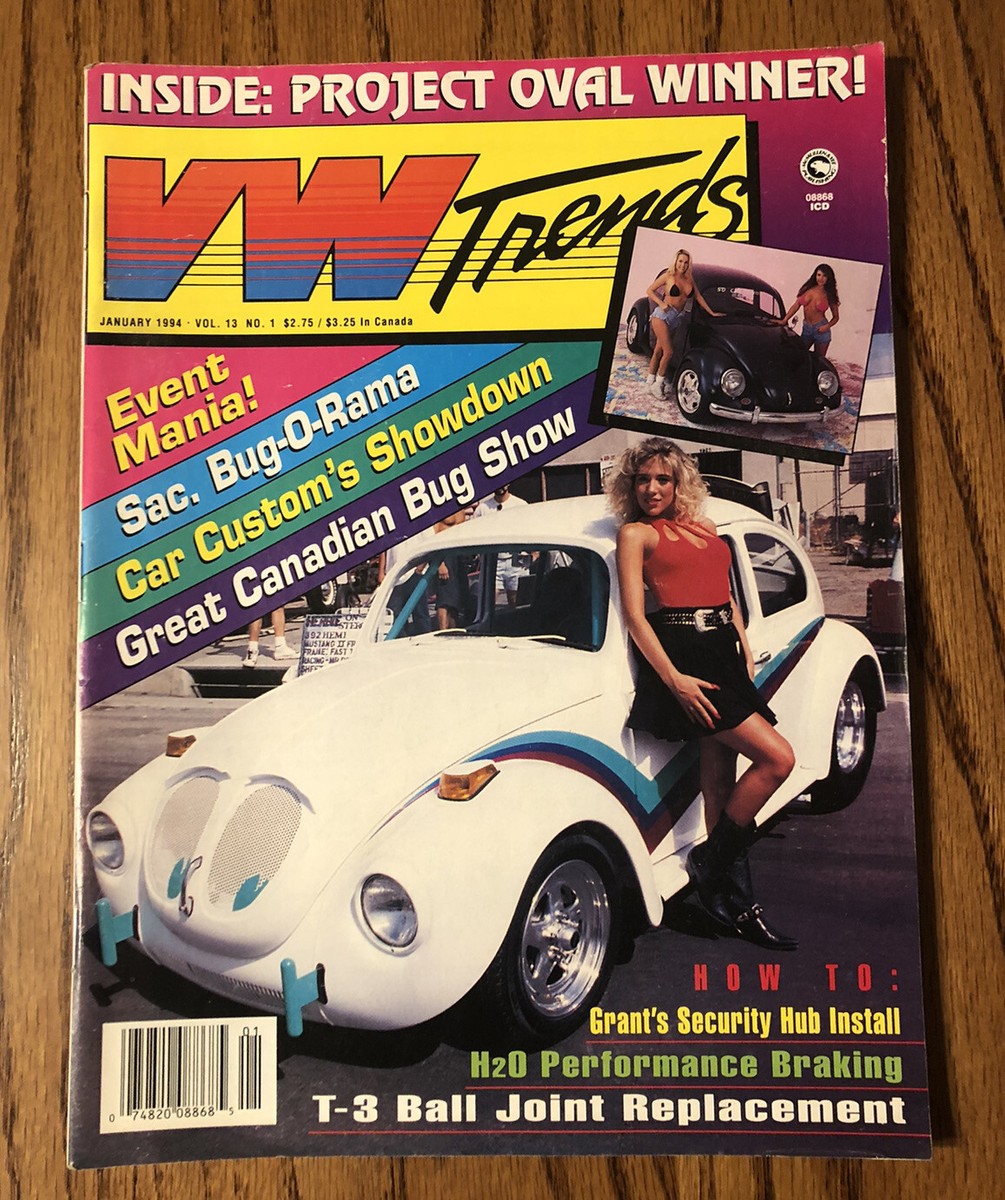 FortPeat 雑誌 VW idol Volkswagen theme VW Trends magazine Jan 1994 volume 13