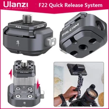 Ulanzi FALCAM F22 Quick Release Plate Clamp DSLR Camera Tripod Adapter Mount 1/4