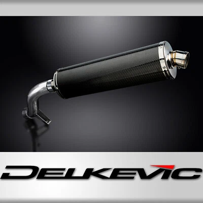 BMW R1200GS 2004-2007 Echappement Silencieux 450mm Ovale Carbone - Photo 1/4