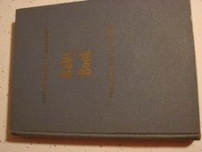 BETTER HOMES AND GARDENS 1947 BABY BOOK JOURNAL PARTIALLY USED BABY BOOK