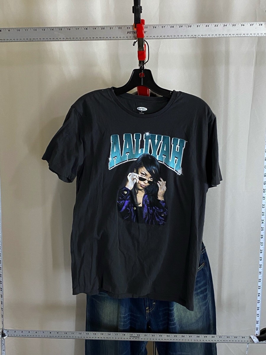 WOMENS Old Navy Aaliyah Music TEE T SHIRT Medium M | eBay