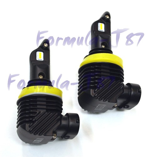LED M10 H16 64219 Yellow Two Bulbs Fog Light Replacement Upgrade Stock Lamp Fit - Picture 3 of 12