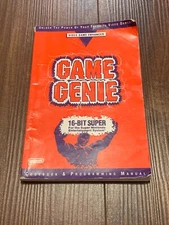 Game Genie Video Enhancer 16 Bit Super Nintendo Strategy Magazine Players Guide