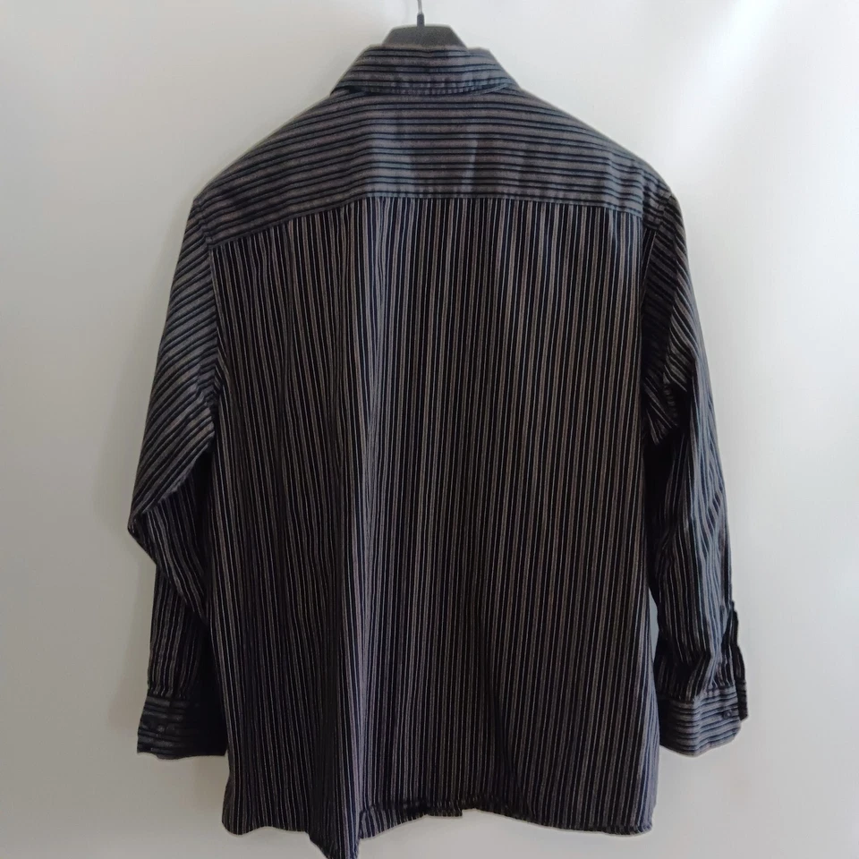 Claiborne 男式 Concepts 休闲衬衫 - 长袖 - 尺码 3XL — 第 3/4 张图片