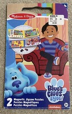 Melissa  Doug Blue's Clues  You 2 Magnetic Jigsaw Puzzles All Included Good