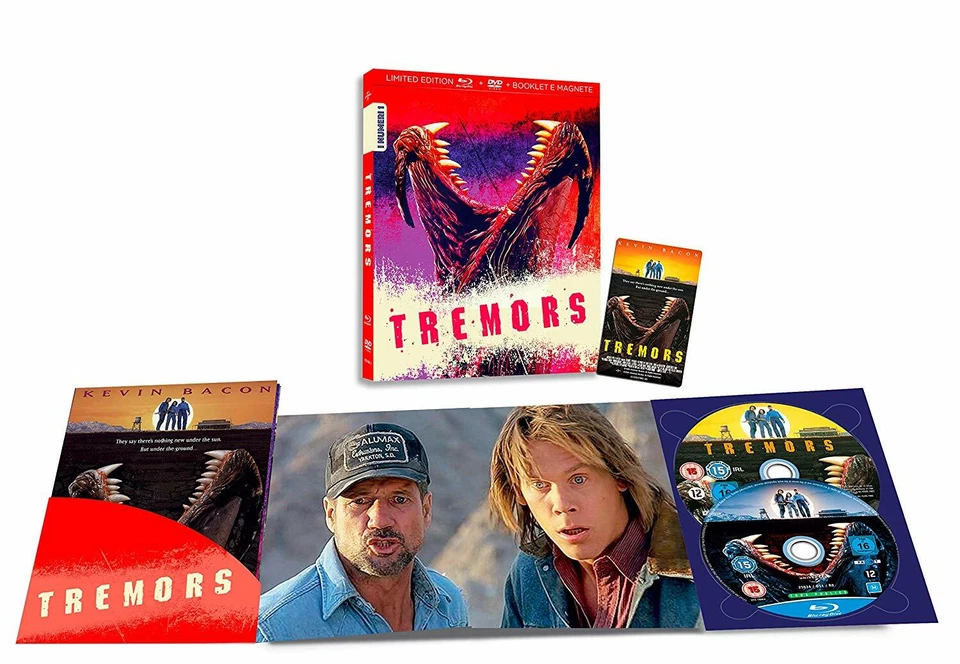 UPI TREMORS - LIMITED EDITION BLU-RAY + DVD + BOOKLET + MAG