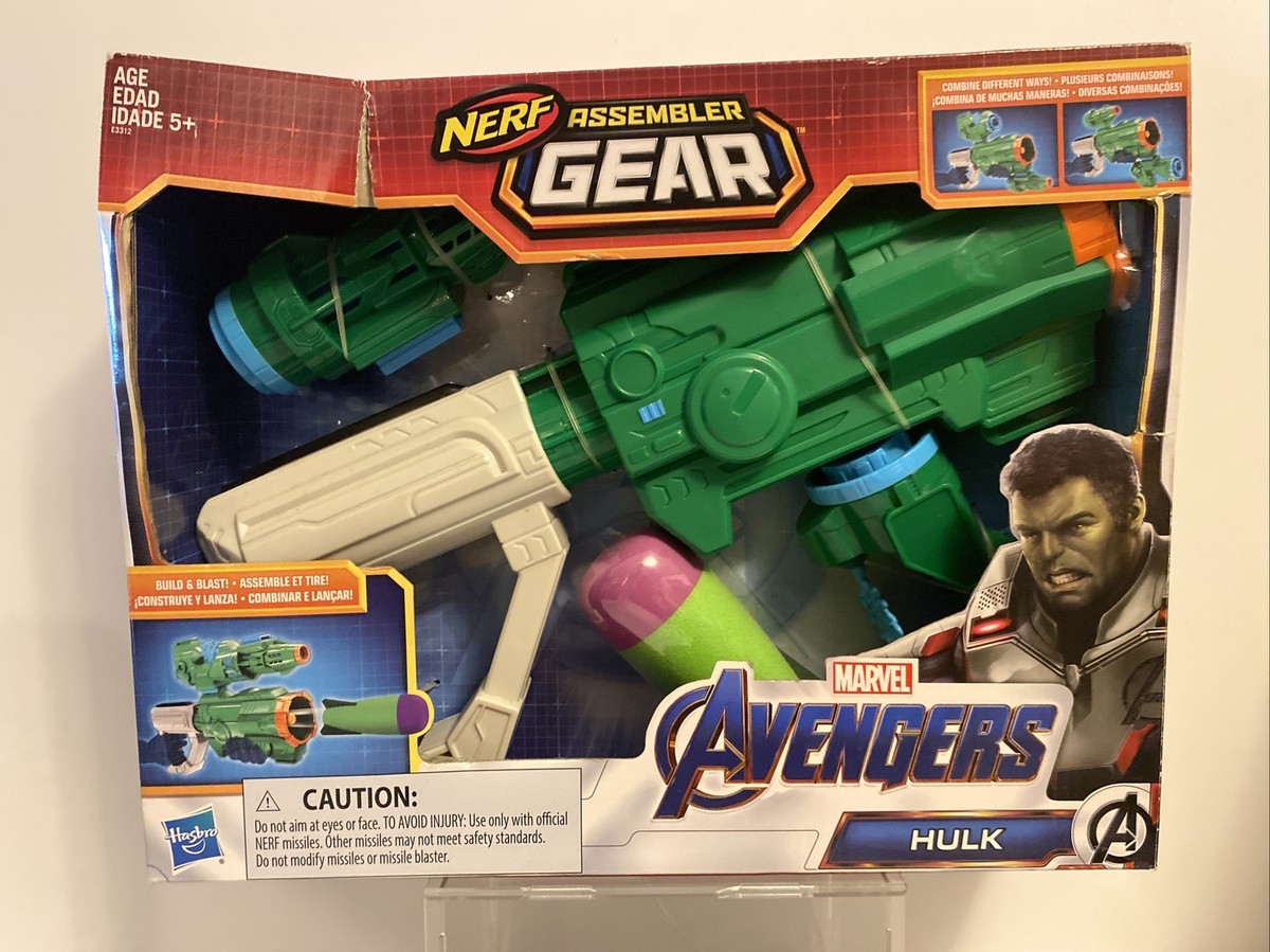 NERF Marvel Avengers Endgame Hulk Assembler Gear Hasbro 13b for