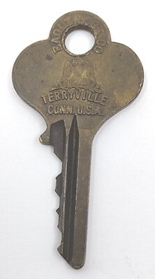 Vintage Key EAGLE LOCK CO NMCFU FTERRYVILLE CONN Appx 1-7/8'' Replacement Locks 