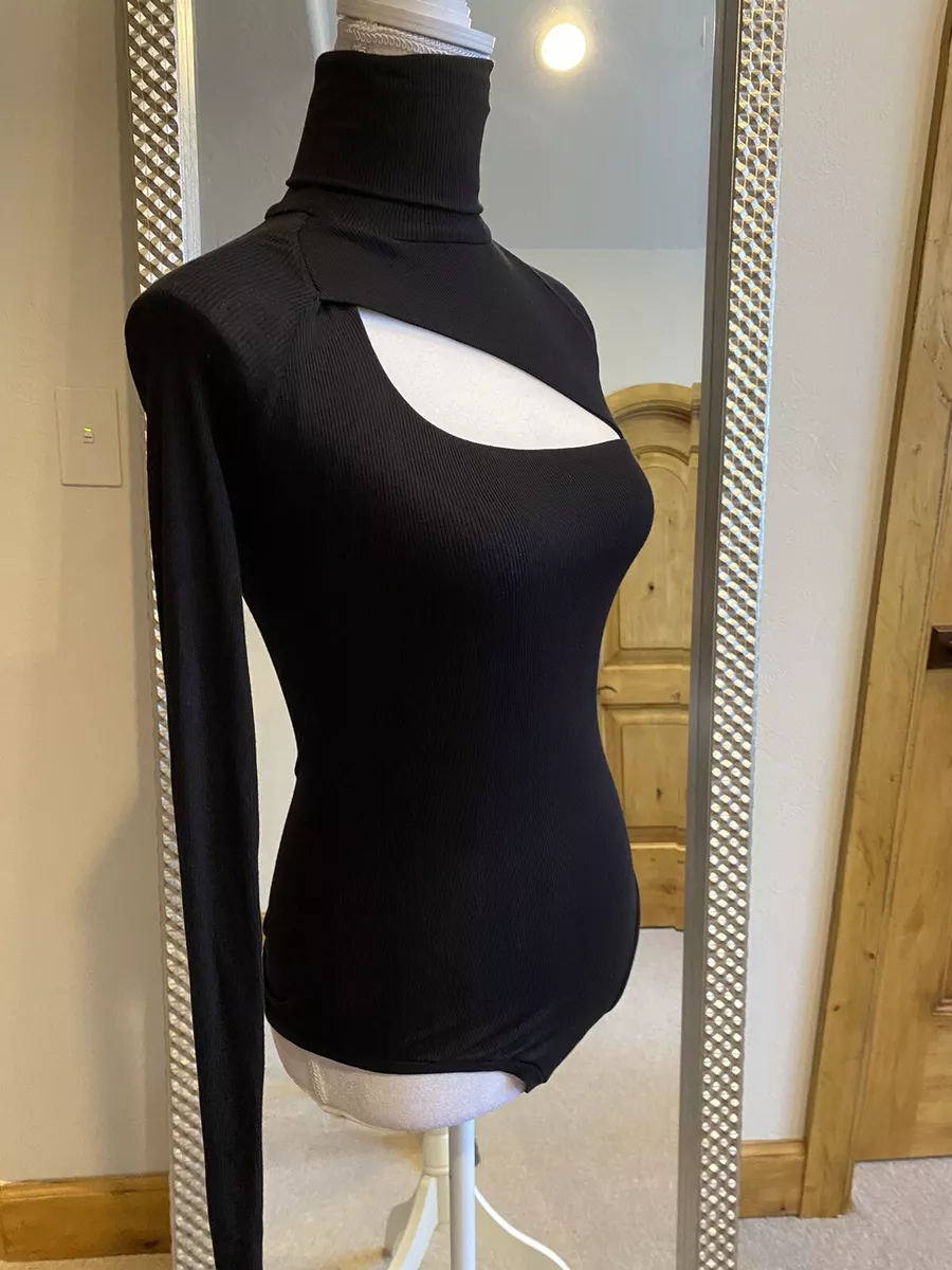 Alix NYC Carder New Black Bodysuit Size Small
