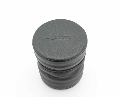 Leica Black Leather Lens Case 3.50'' x 3.00'' Leitz (#17762)