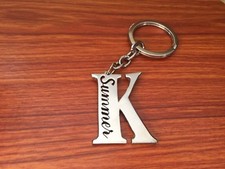 Personalized Custom Name Inside A Letter Hand Carved Silver Color Great Gift