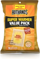 HotHands Body & Hand Super Warmers - Long Lasting 10 Individual Warmers, Tan