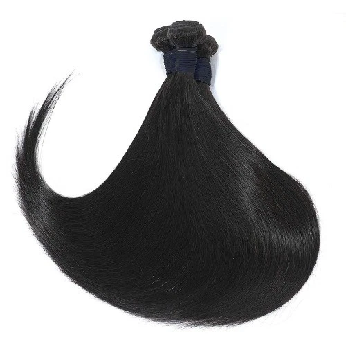 Paquetes rectos brasileños 1/3/4 paquete de extensiones de cabello humano Remy trenzado Foto 4 de 4