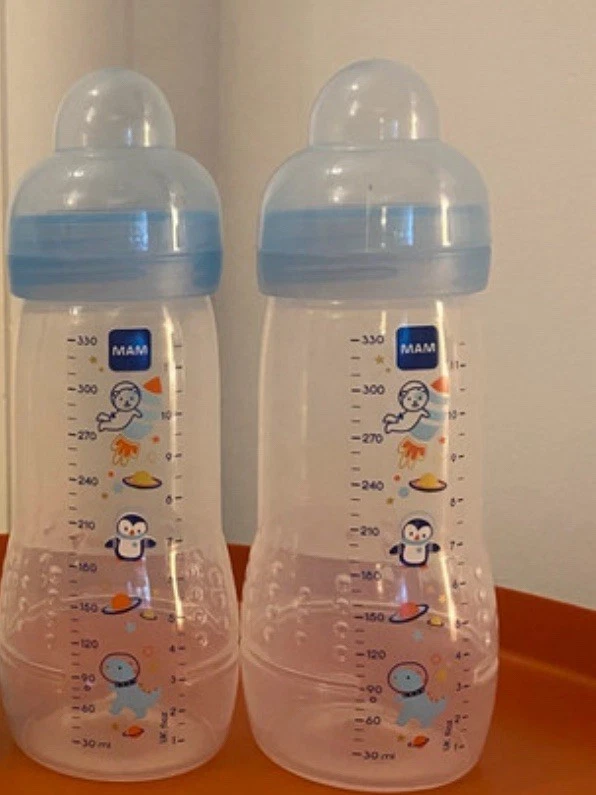Mam 2 Bottles 330 Ml With Teats