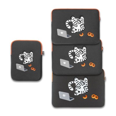MUZIK TIGER Doughnut Tiger Laptop-Tablet-Tasche, offizielles Produkt