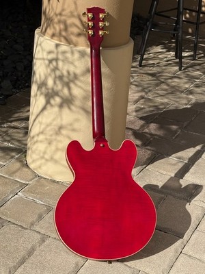 1997 Gibson ES 335 Dot Neck Reissue special flamey Cherry w/Gold