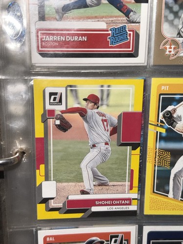 2022 Panini Donruss - Variation Shohei Ohtani #147 Yellow Pitching