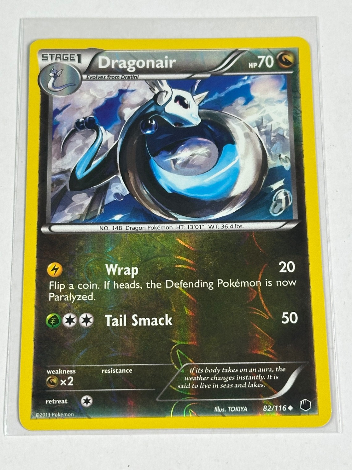 LP Dragonair 82/116 Reverse Holo Plasma Freeze