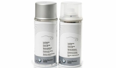 BMW Touch Up Paint Spray Kit Glacier Silver Metallic Genuine 51915A55B64