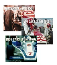 Indy Car Legends: 3-Book Set on 1950s-1970s Racing Innovations & Iconic Cars