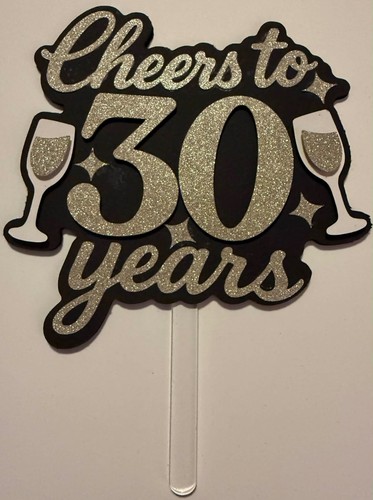 *PERSONALISED AGE 3D BIRTHDAY CAKE TOPPERS you choose age & colour from pictures - Foto 8 di 27
