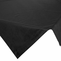 Mitteldecke TischläUfer Tischdecke Tischdeko 85X85 Cm Schwarz Mit BordüRe Velvet