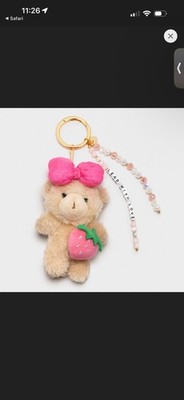 Little Words Project Lead With Love Bear Bag Charm