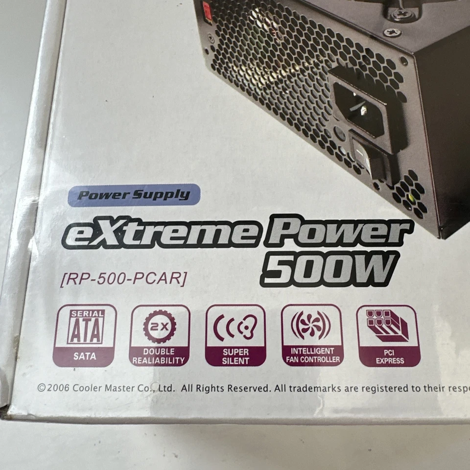 Cooler Master eXtreme Power 550W  RP-550-PCAR Power Supply Sealed Brand New - Image 2 of 4