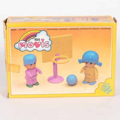 Neu in OVP 1983 Globetoys PinyPon Los Movis Basketball