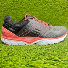 Karhu Fast 7 MRE Womens Size 7.5 Jet Black Coral Athletic Running Shoes Sneakers